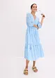 Robe midi à broderies anglaises, bonprix