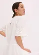 Robe en gaze de coton à broderies anglaises, bonprix