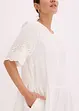 Robe en gaze de coton à broderies anglaises, bonprix