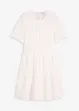 Robe en gaze de coton à broderies anglaises, bonprix