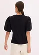 T-shirt à manches en dentelle, bonprix