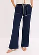 Pantalon en twill léger avec cordon et coutures contrastantes, bonprix