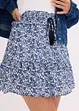 Mini-jupe bohème en coton léger, bonprix