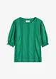 T-shirt en broderie anglaise avec volants, bonprix