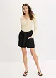 Short en twill avec ceinture à nouer, bonprix