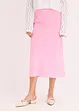 Jupe midi en satin, bonprix