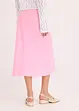 Jupe midi en satin, bonprix