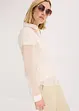 Blouse transparente et texturée, bonprix