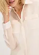 Blouse transparente et texturée, bonprix