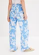 Pantalon palazzo imprimé en viscose, bonprix