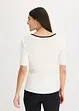 Pull  en maille fine avec bande contrastante, bonprix