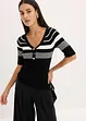 Pull en fine maille avec boutons décoratifs, bonprix