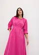 Robe longue en popeline, bonprix