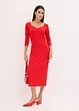 Robe midi côtelée, bonprix