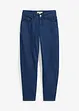 Jean barrel taille mi-haute, bonprix