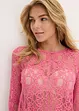 T-shirt manches longues en dentelle, bonprix