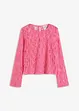 T-shirt manches longues en dentelle, bonprix