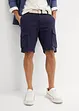 Bermuda cargo avec lin et ceinture, Regular, bonprix