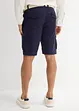 Bermuda cargo avec lin et ceinture, Regular, bonprix