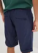 Bermuda à taille élastiquée en lin mélangé, Regular, bonprix