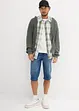 Long bermuda en jean, Regular, bonprix