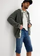 Long bermuda en jean, Regular, bonprix
