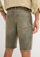 Bermuda en jean délavé effet sali, Regular, bonprix