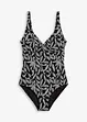 Maillot 1 pièce sculptant, maintien modéré, bonprix