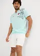 T-shirt col tunisien 100% coton, bonprix