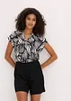 Short en léger jersey crêpe, bonprix