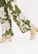 Pantalon palazzo en satin fluide, bonprix
