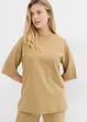 T-shirt long en interlock, bonprix