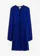 Robe courte plissée en crêpe mousseline, bonprix