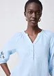 Tunique 100% lin avec broderie anglaise, bonprix