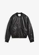 Blouson en cuir nappa d'agneau, bonprix