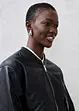 Blouson en cuir nappa d'agneau, bonprix