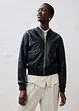 Blouson en cuir nappa d'agneau, bonprix