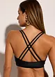 Haut de bikini brassière bretelles croisées, bonprix