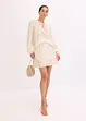 Blouse oversize à broderies, bonprix