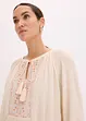 Blouse oversize à broderies, bonprix