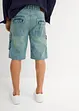 Bermuda cargo en jean, Regular, bonprix