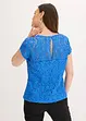 Blouse en dentelle cordée, bonprix