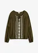 Blouse brodée, bonprix