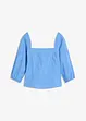 Blouse à manches bouffantes et détail smocké, bonprix