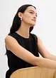 Top en viscose effet froissé, bonprix