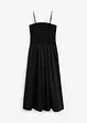 Robe longue à empiècement smocké, bonprix