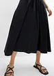 Robe longue à empiècement smocké, bonprix