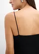 Top à fines bretelles et base asymétrique en viscose mélangée, bonprix