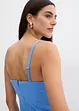 Robe bustier longueur midi en viscose mélangée, bonprix