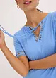 T-shirt tunique avec dentelle, bonprix
